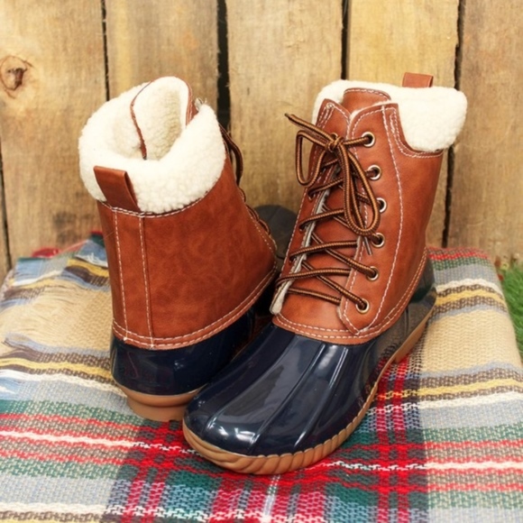 EDDIE Duck Boots - NAVY - Picture 2 of 3